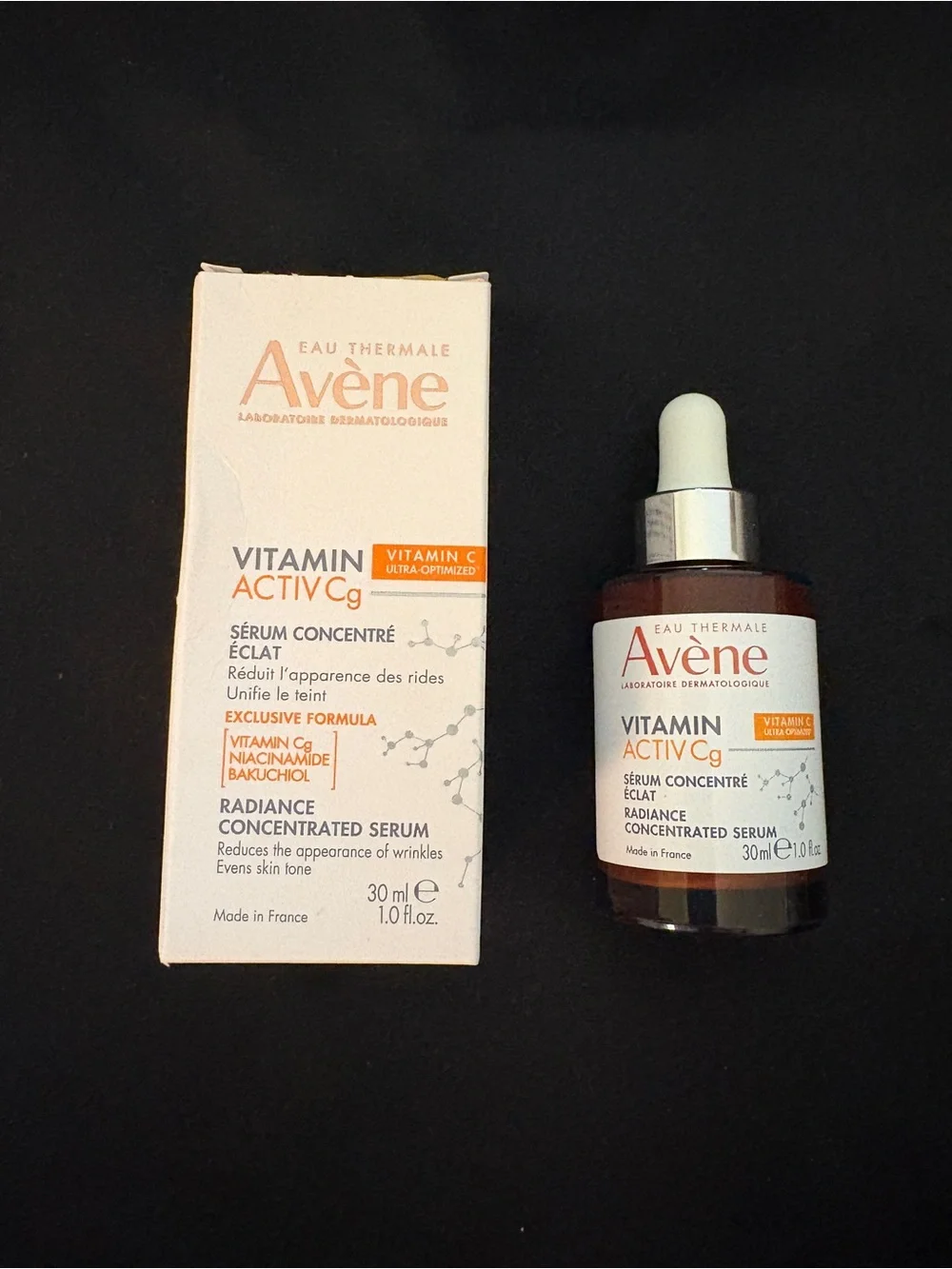 Avène Vitamin Activ Cg Radiance Concentrated Serum 30ml NIB Exp 01/2028